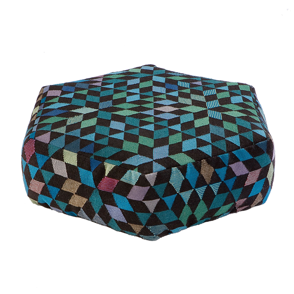 Triangles pouf low