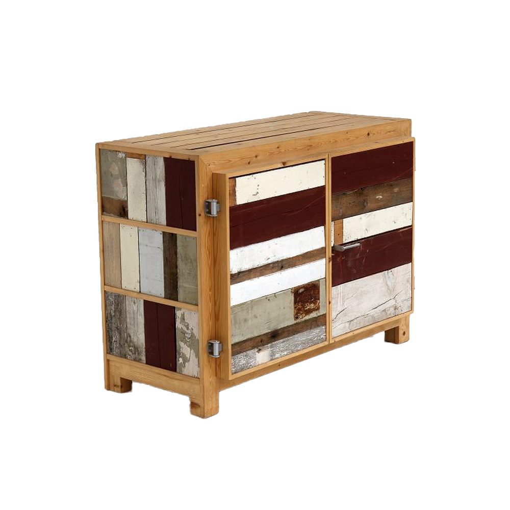 2-door dressoir in scrapwood