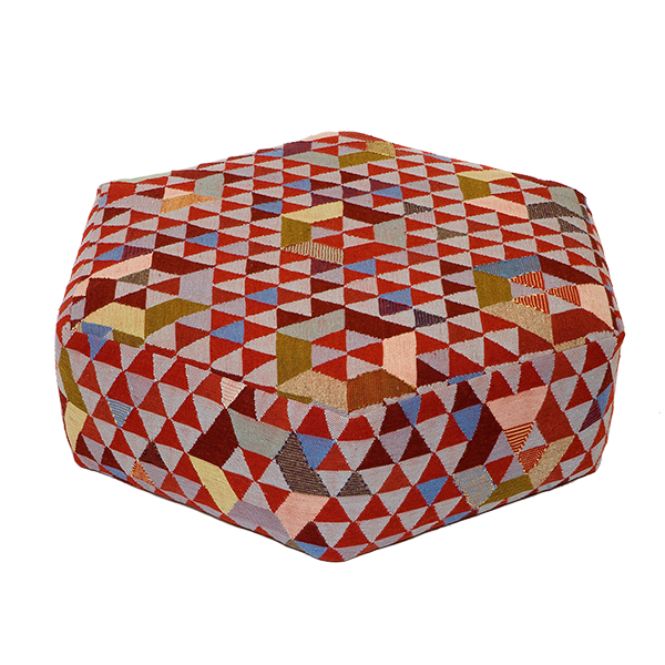 Triangles pouf low