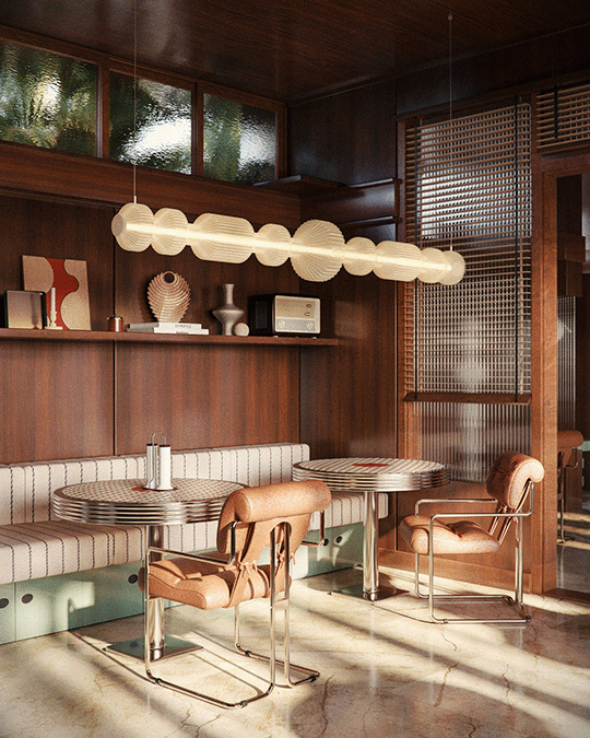 Buoy suspension lamp