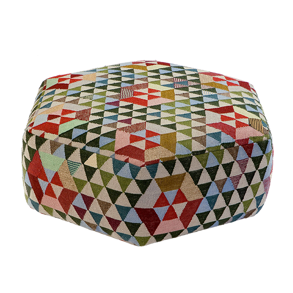 Triangles pouf low
