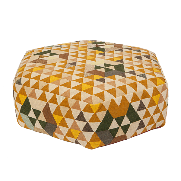 Triangles pouf low