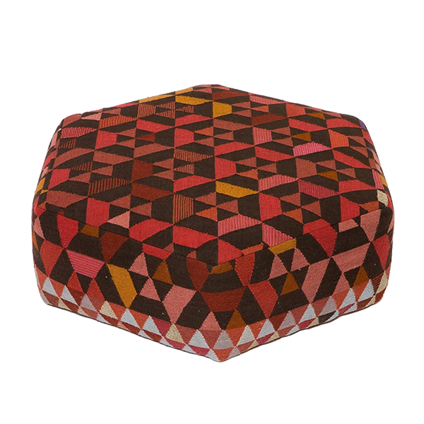 Triangles pouf low