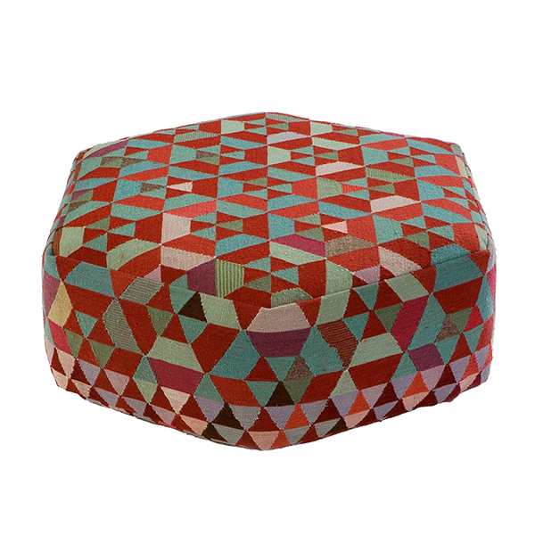 Triangles pouf low