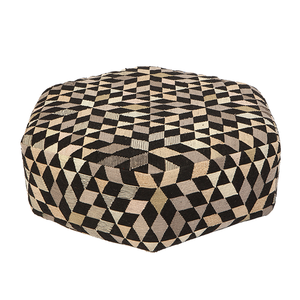 Triangles pouf low