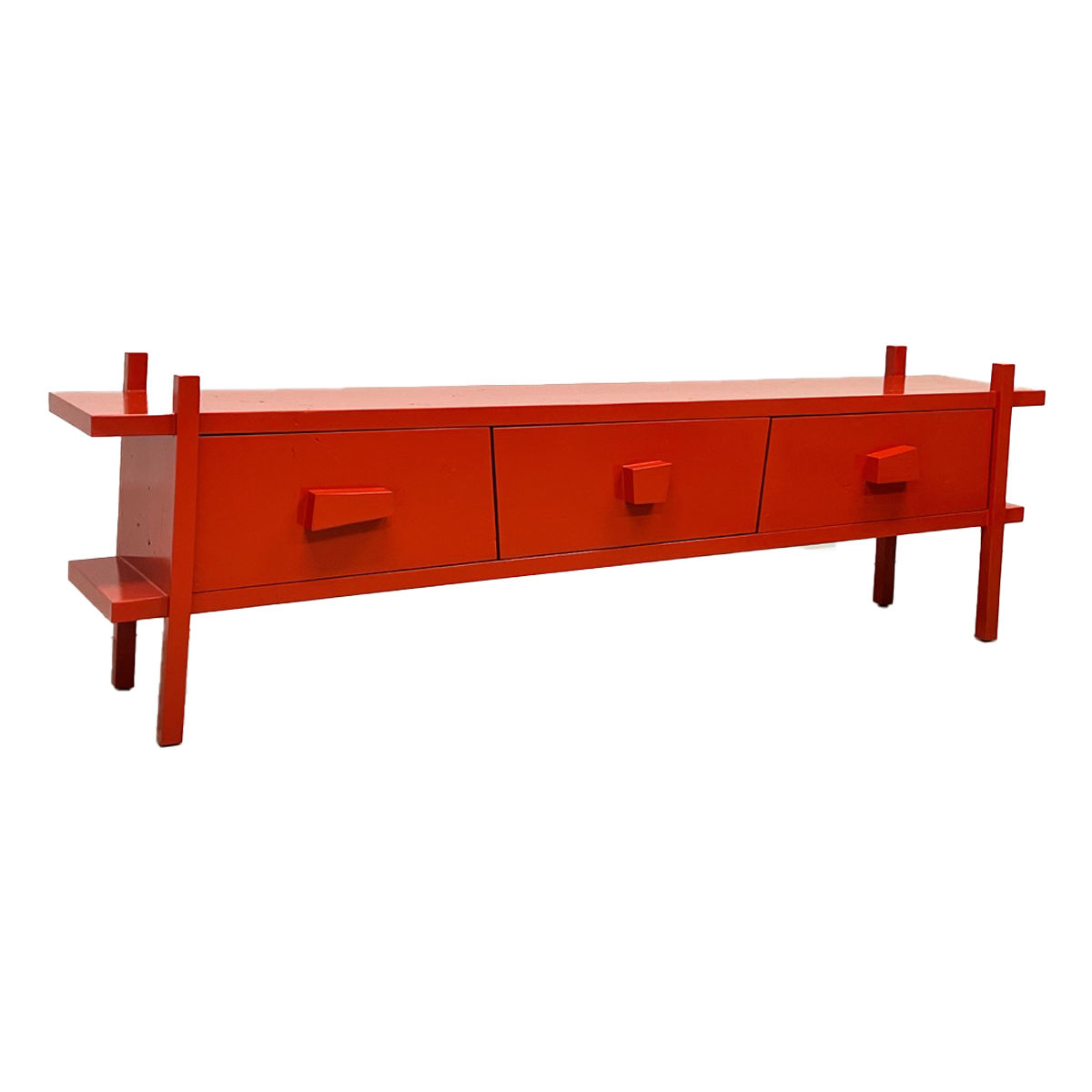 3 Faces Red Cabinet