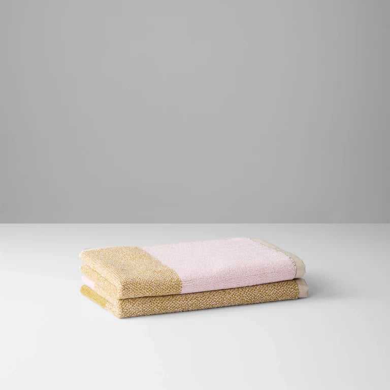 guest towel set of 2 | blush olive