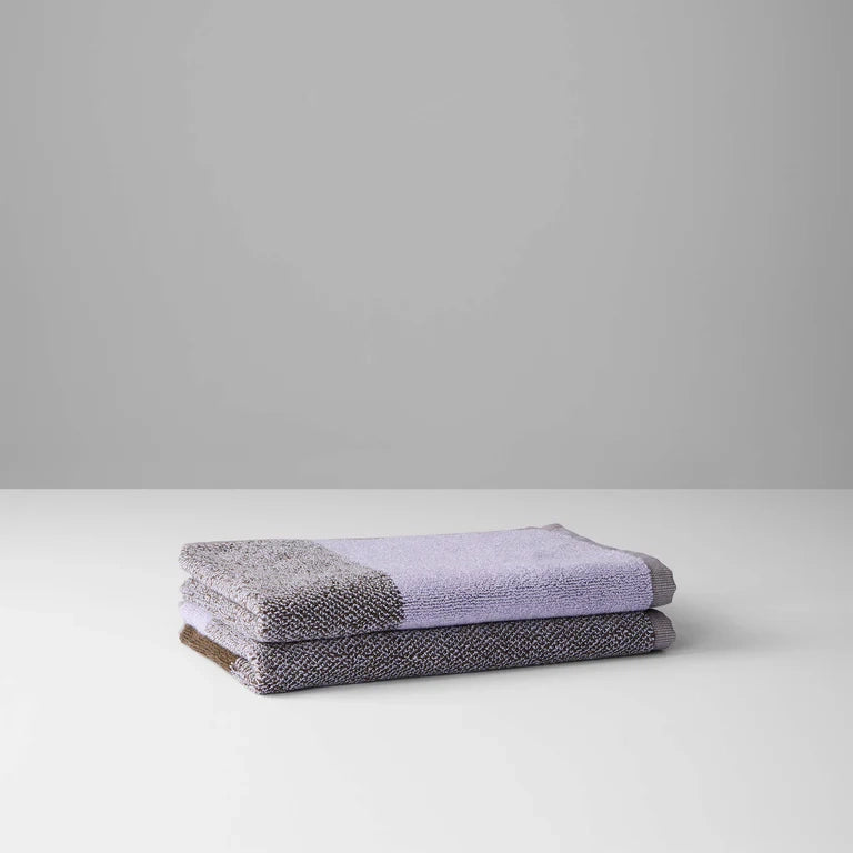guest towel set of 2 | blend green lilac