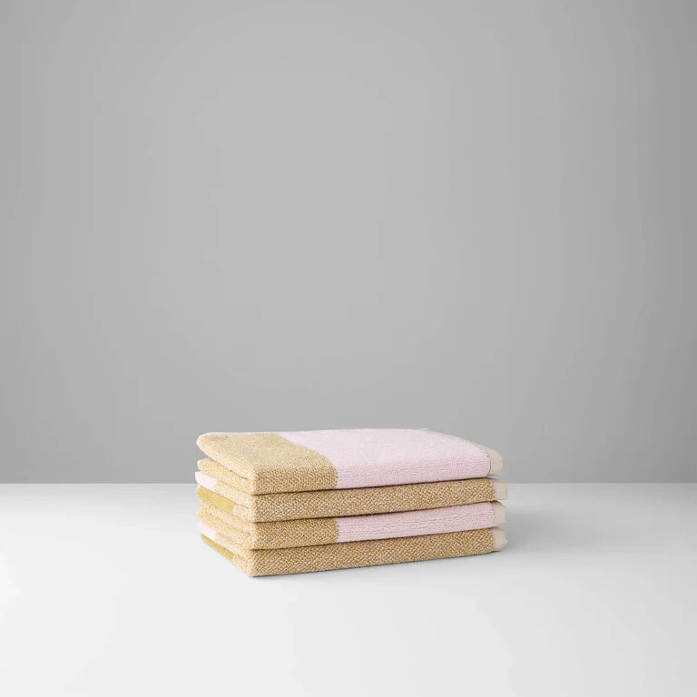 guest towel set of 2 | blush olive