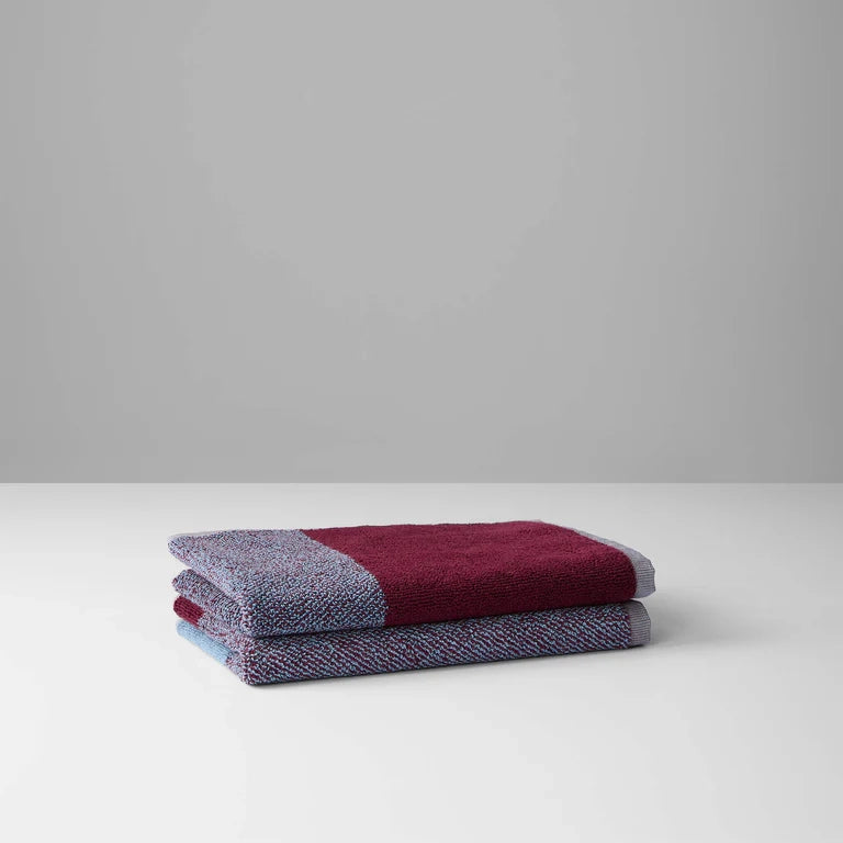 guest towel set of 2 | sky blue Bordeaux