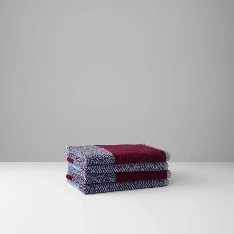 guest towel set of 2 | sky blue Bordeaux
