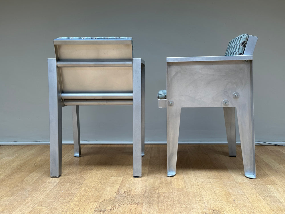 aluminium dining chair