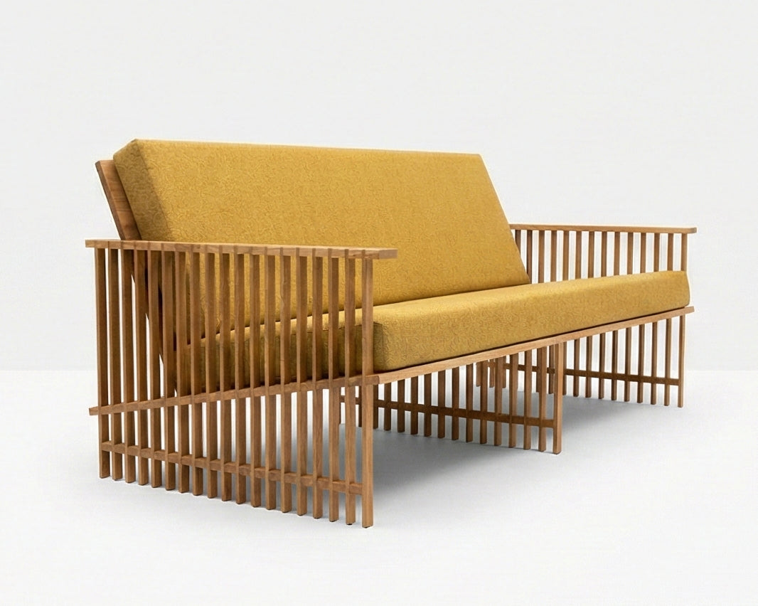 The Oak Slatted Sofa