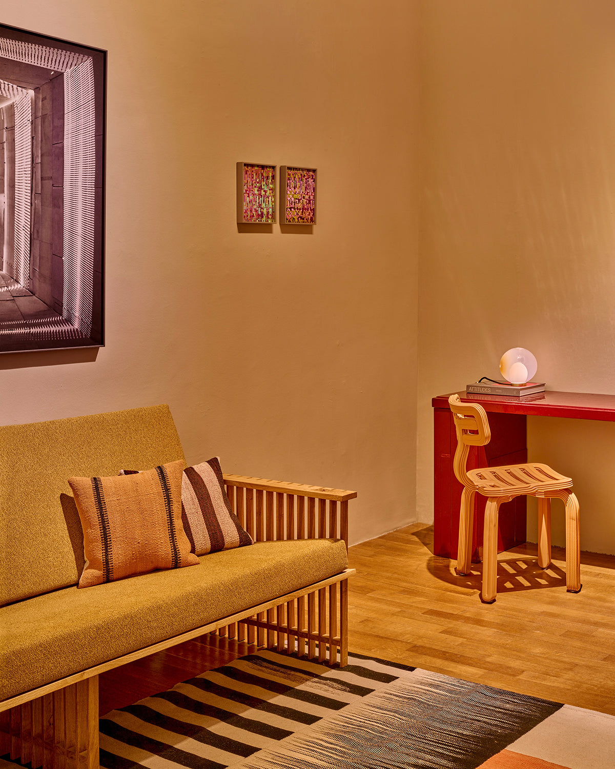 The Oak Slatted Sofa