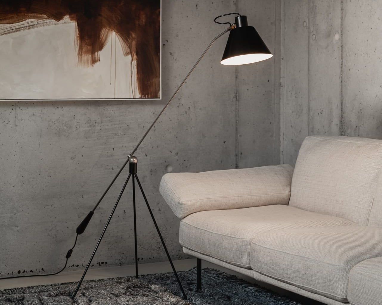Magneto floor lamp