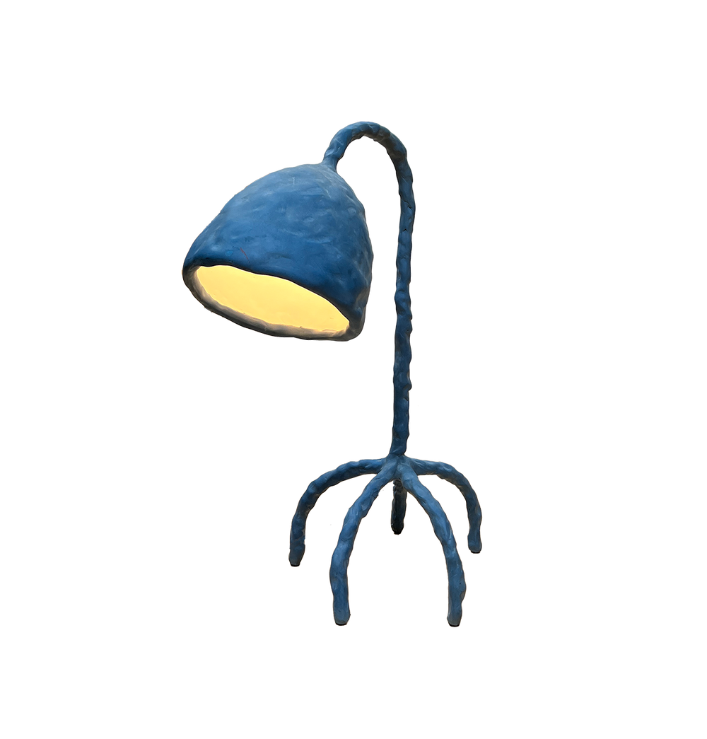 plain clay table lamp