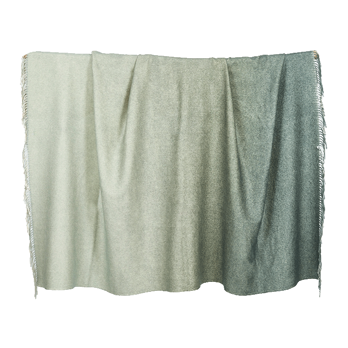 Blanket ombré effect | green