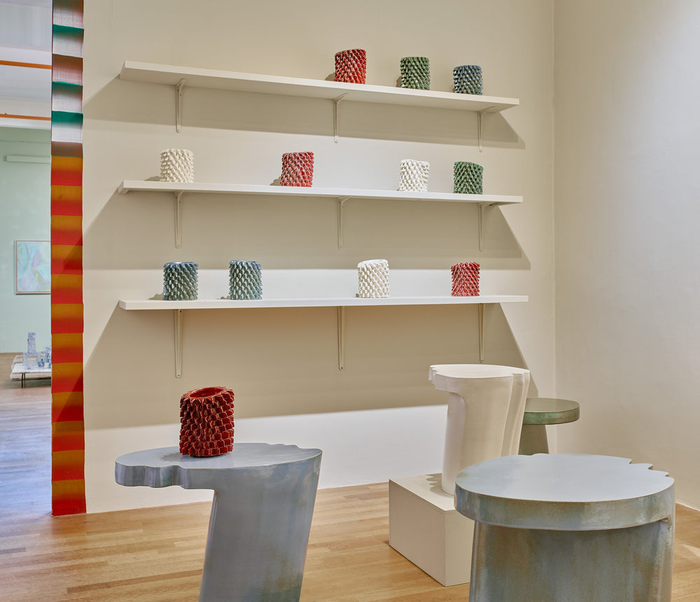 liquid table | oval sky blue