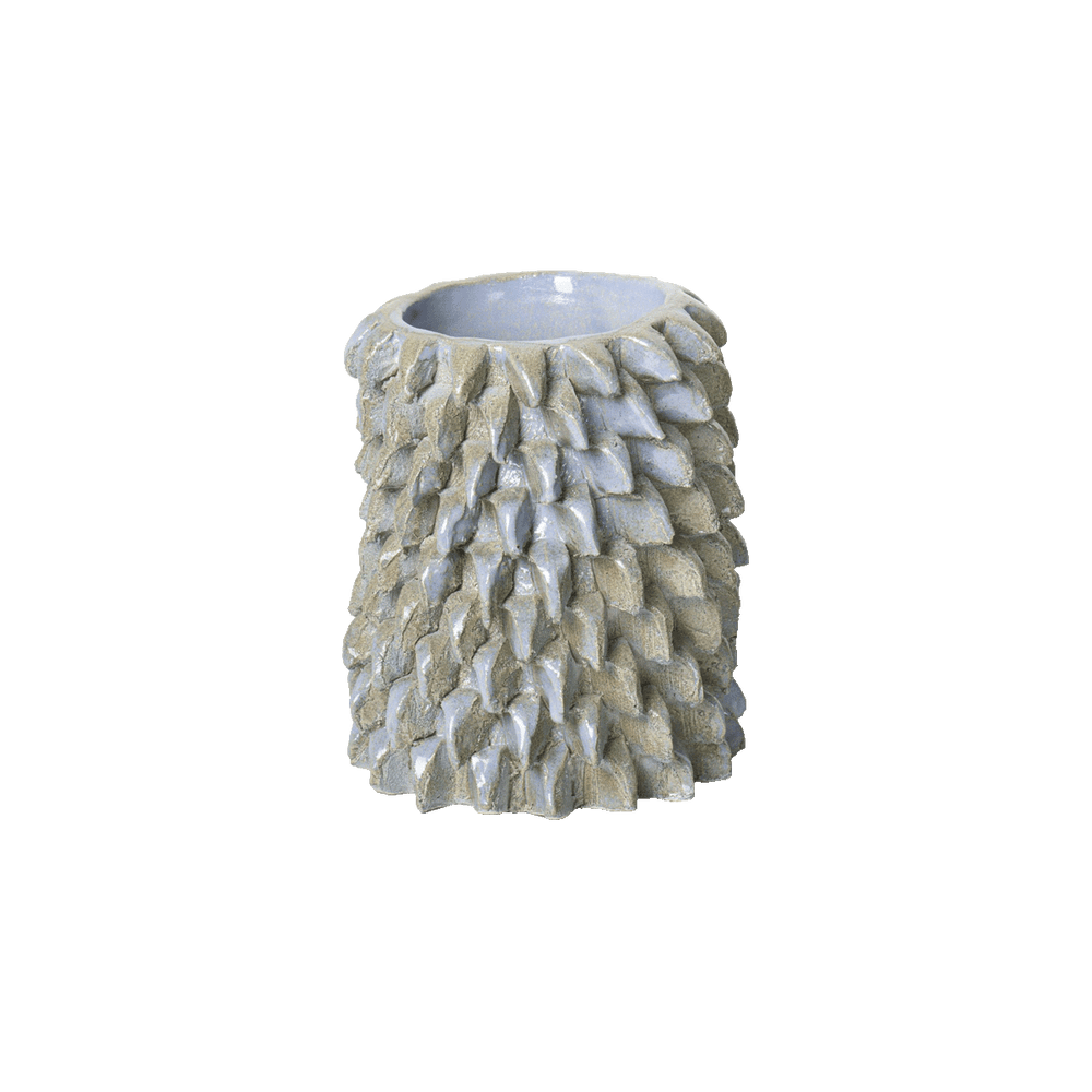 pine vase small | sky blue