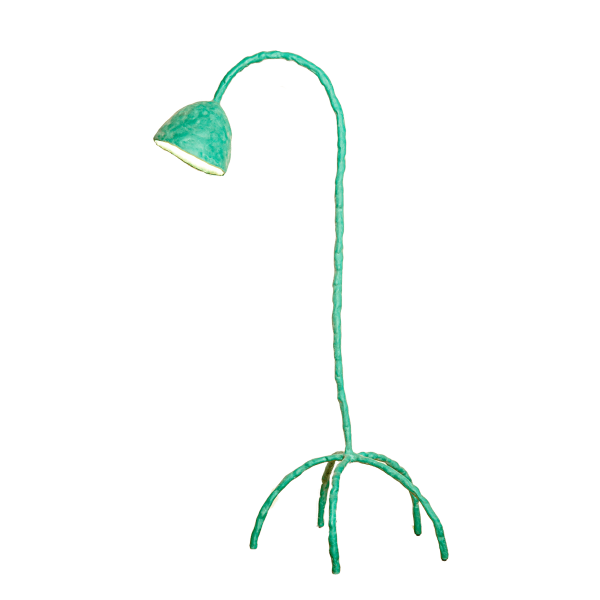 plain clay floor lamp