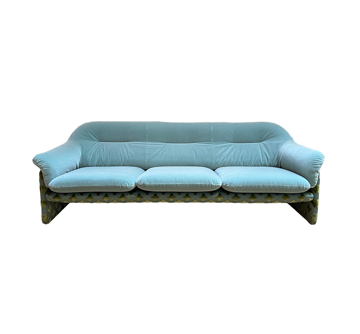 Vintage sky blue sofa