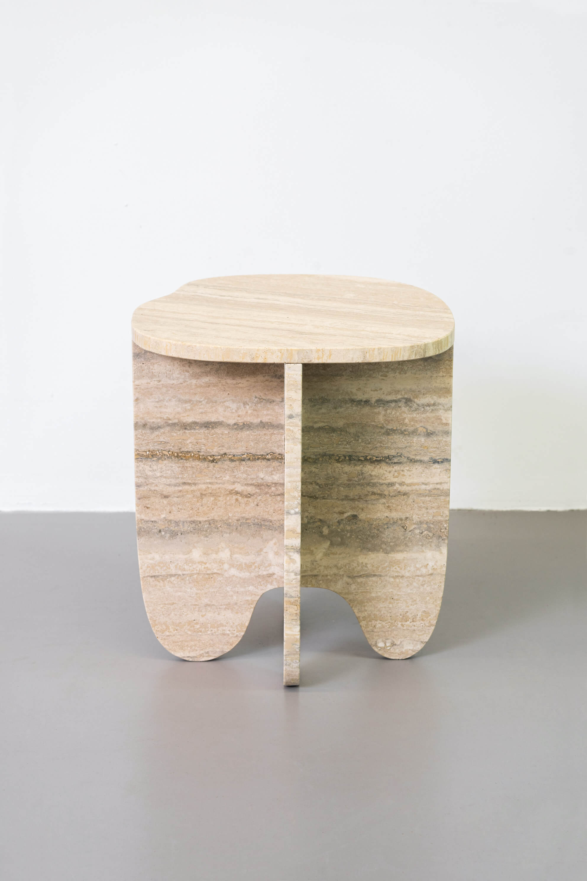 stone side table