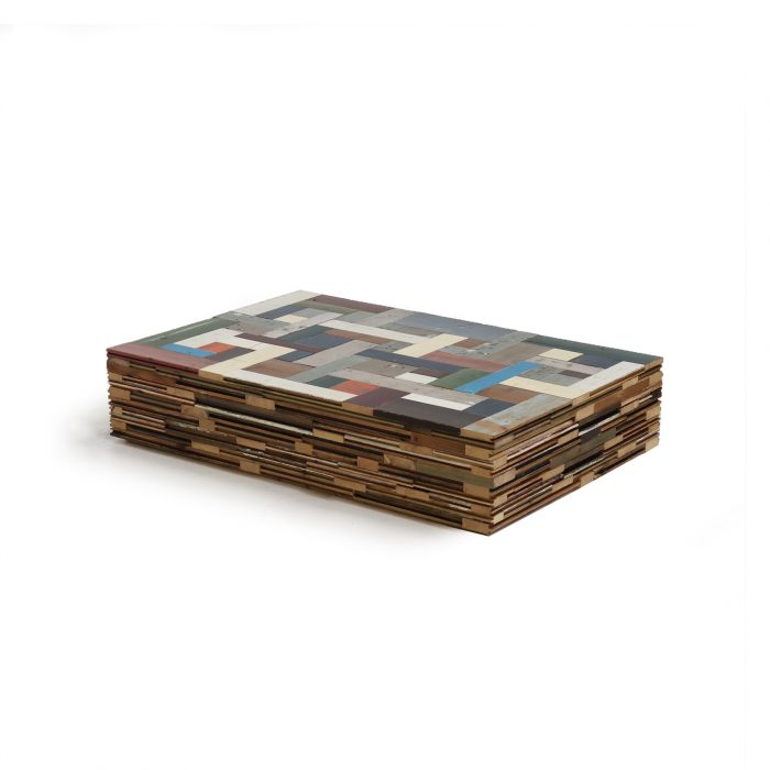 waste coffee cube in scrapwood | frozen fountain