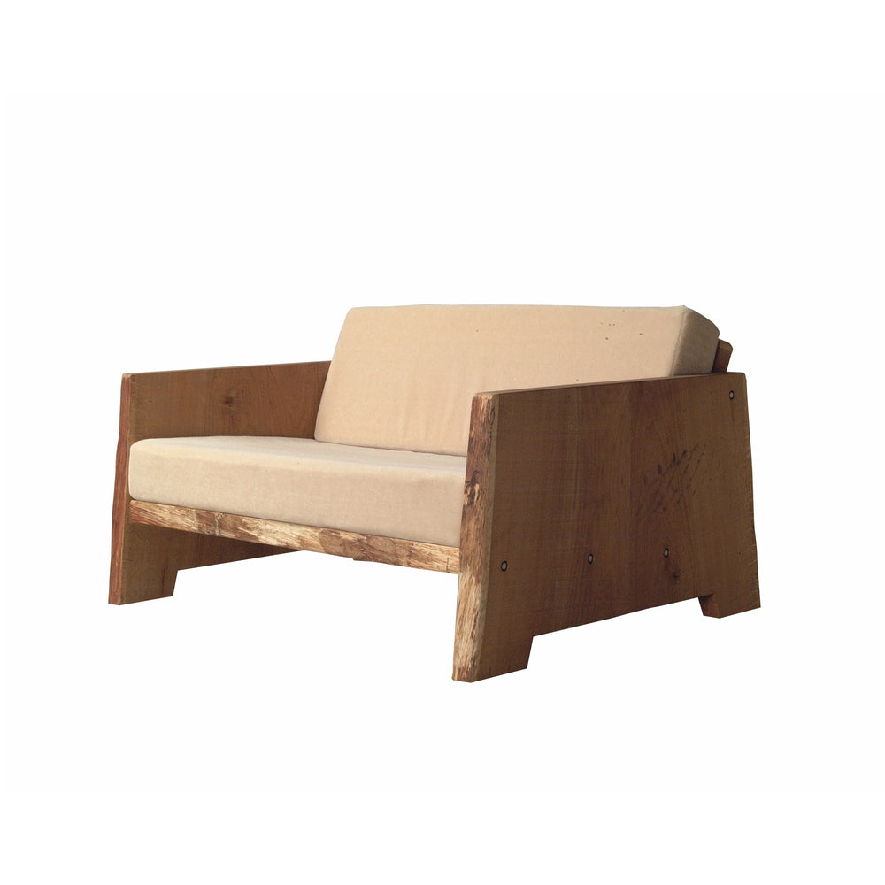 tree trunk loveseat