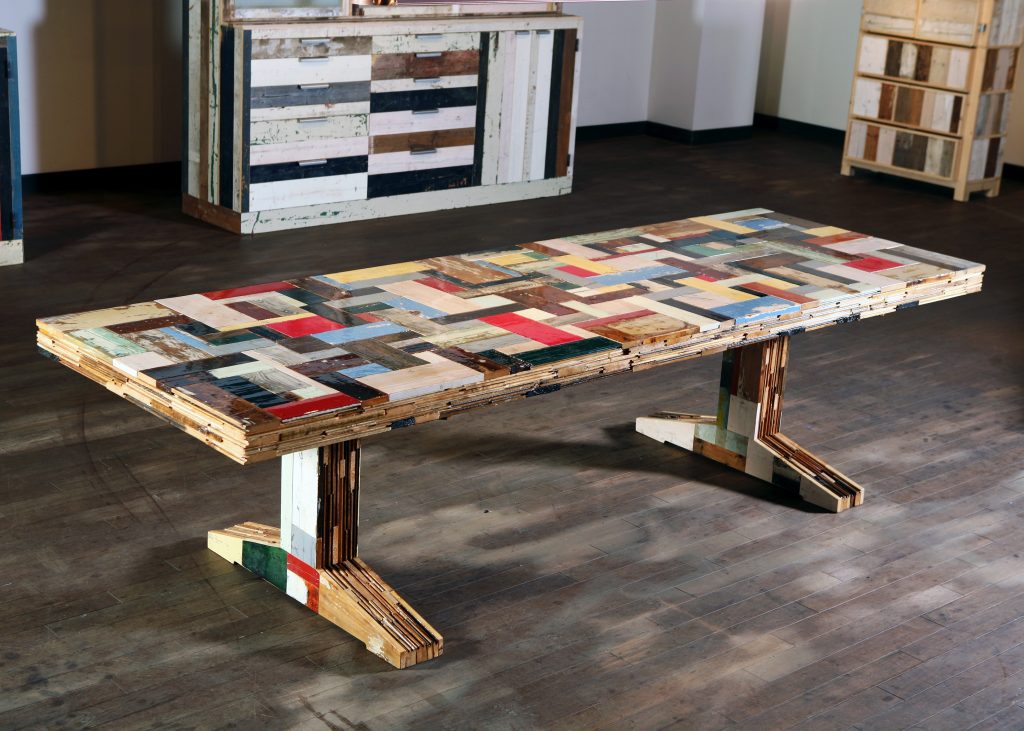 waste scrapwood table