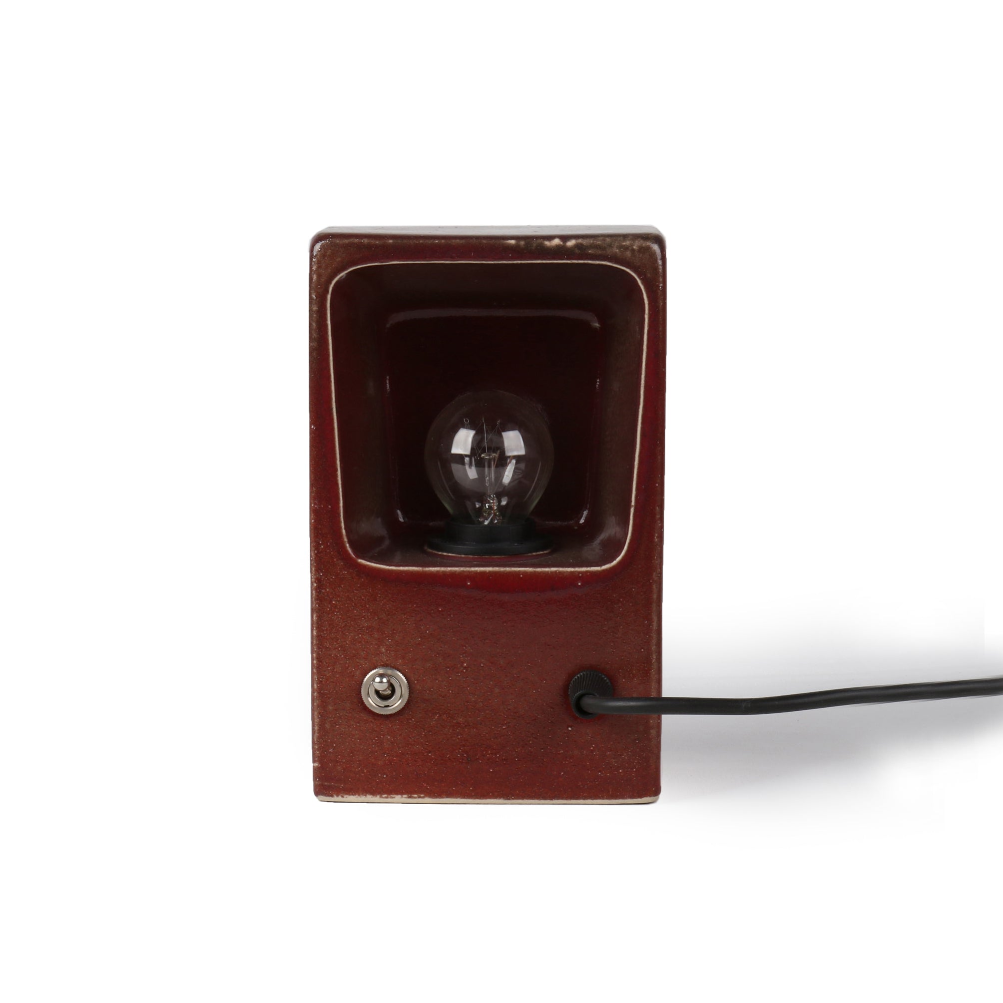 red ceremic mold lamp | Frozen fountain