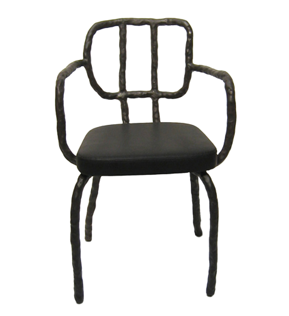 plain clay armchair