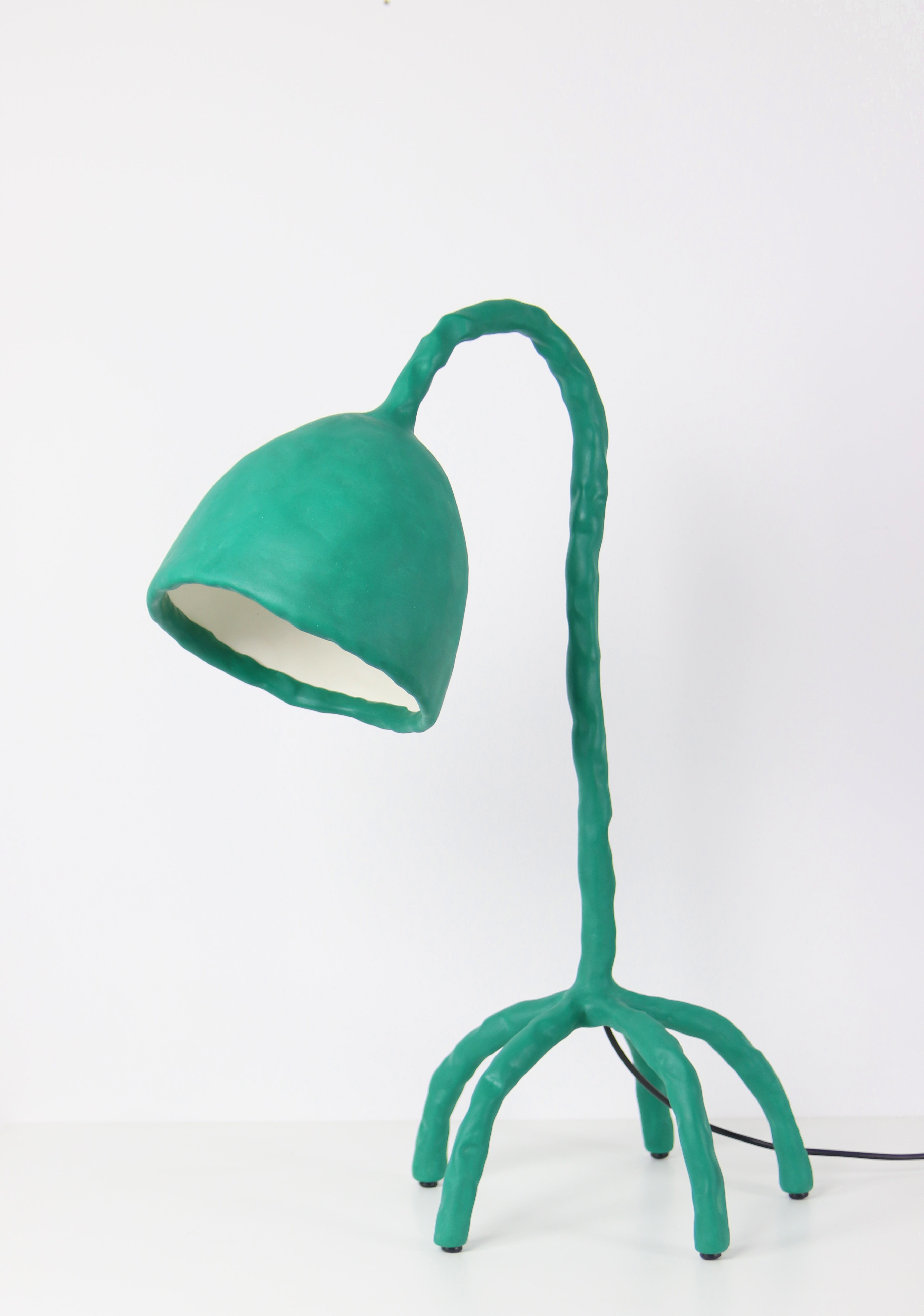 plain clay table lamp