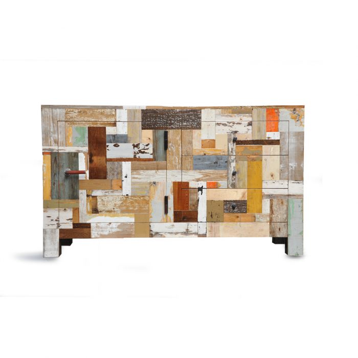 waste cabinet scrapwood | high gloss