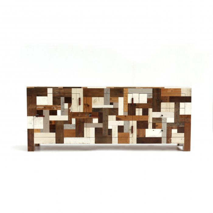 waste cabinet scrapwood | high gloss