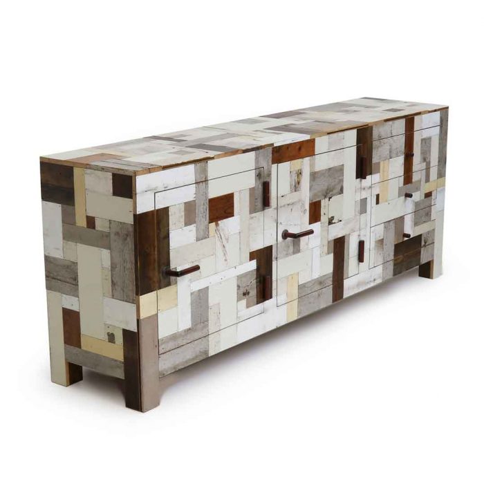 waste cabinet scrapwood | high gloss