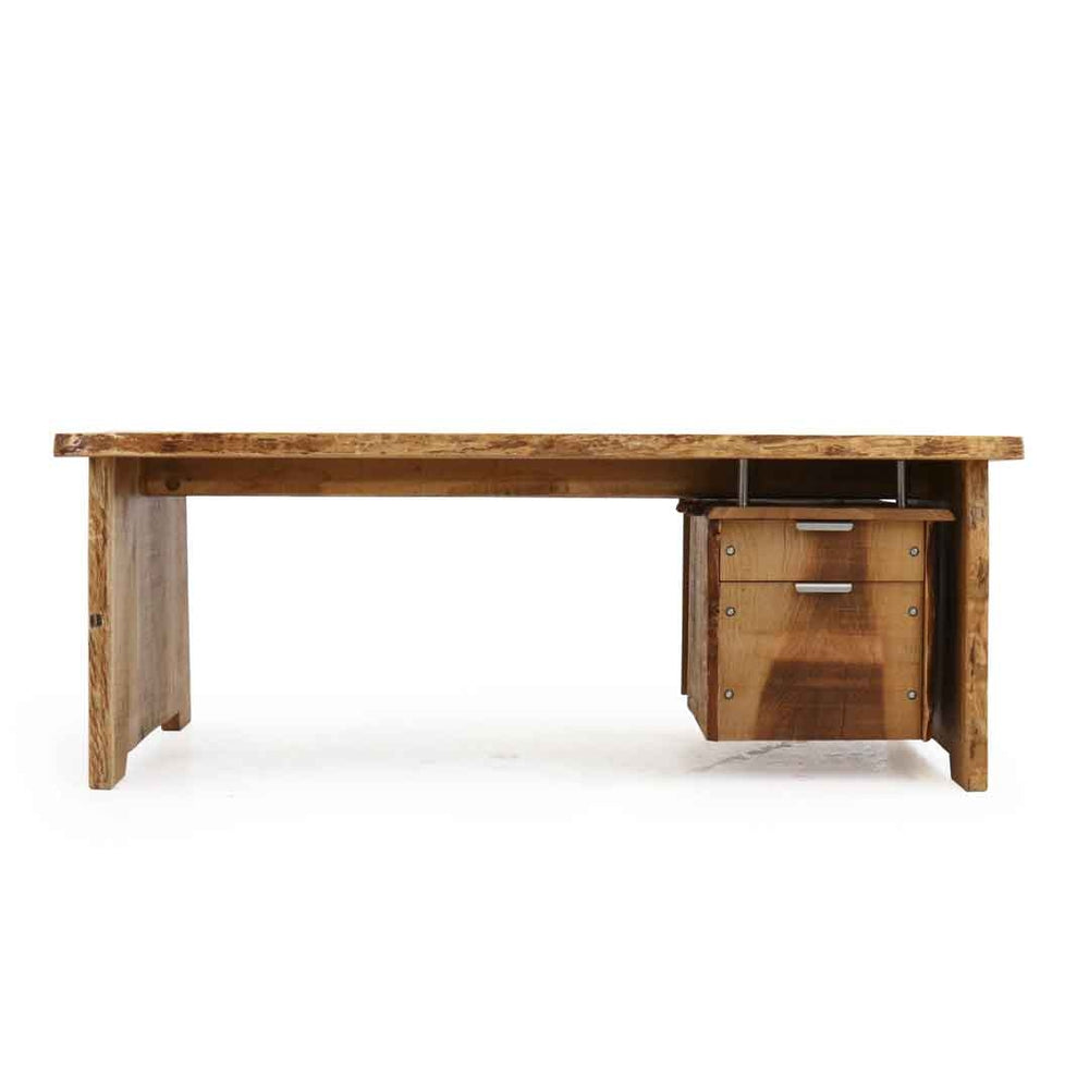 tree trunk desk
