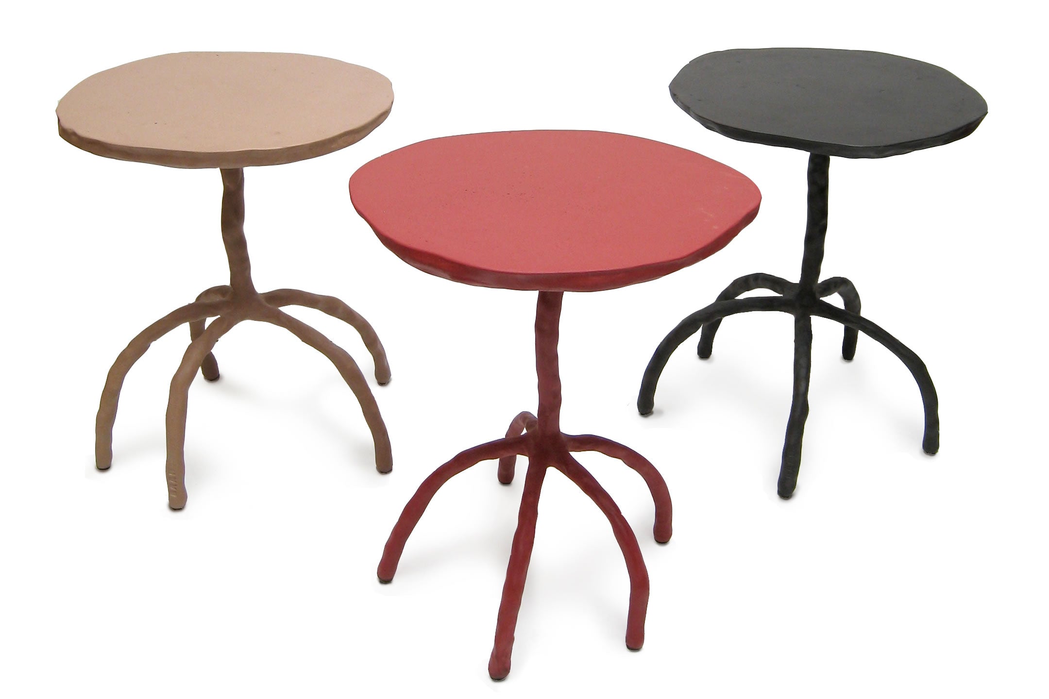 Plain clay side table