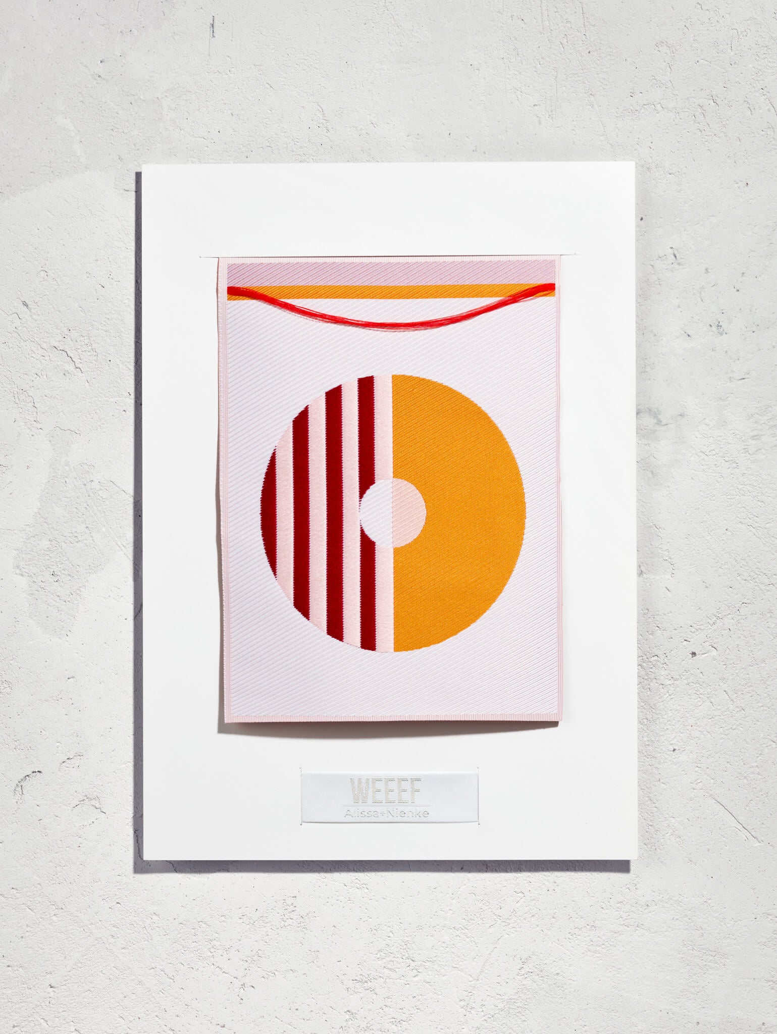 woven artwork | donut