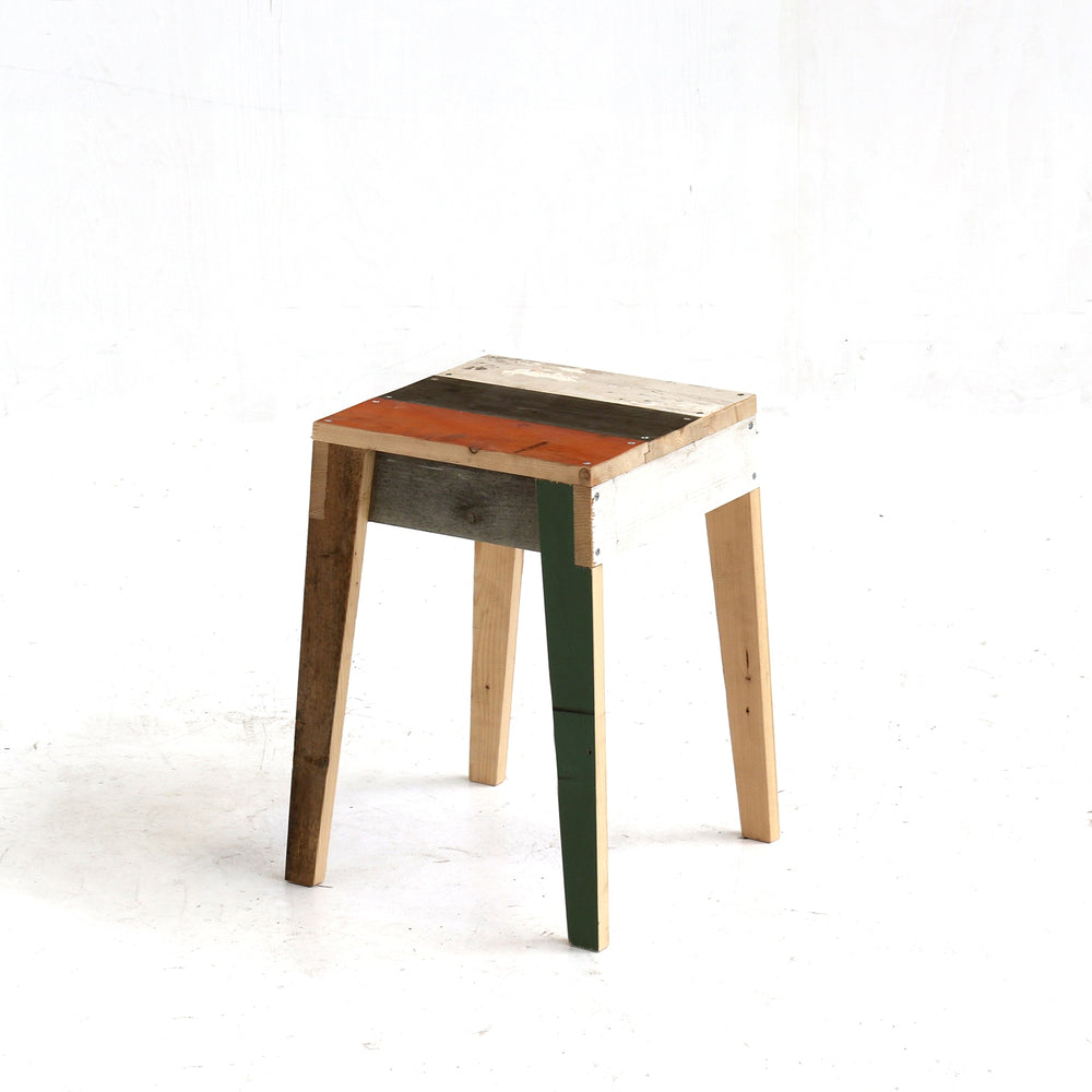 stool in scrapwood