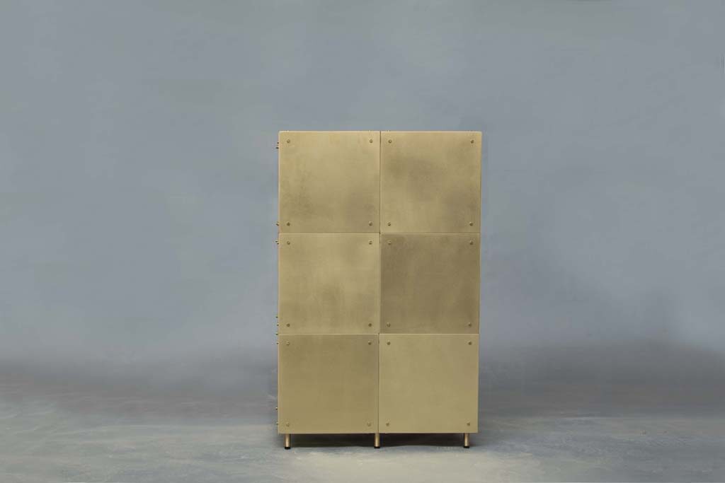 modular cabinet | brass