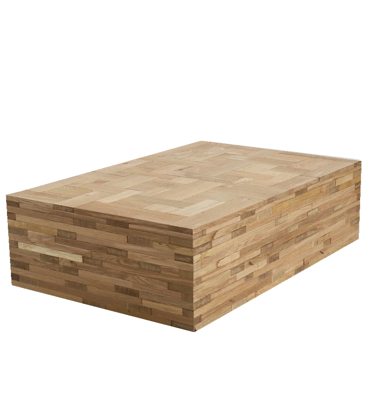 waste coffee cube in oak