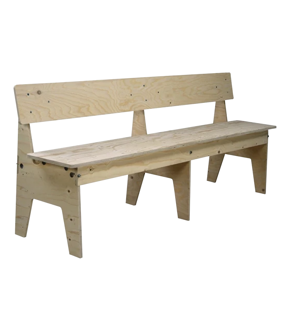 crisis bench with back