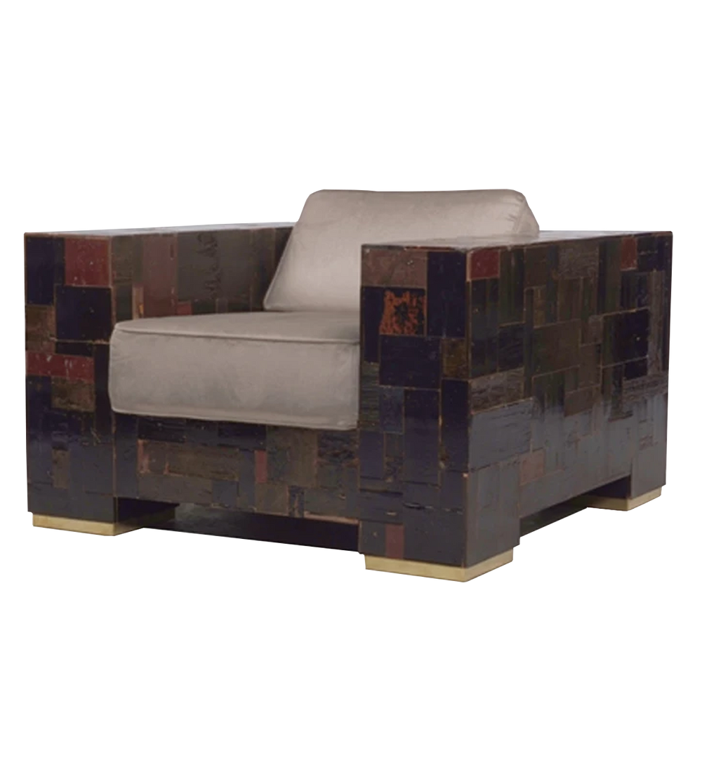 waste fauteuil | piet hein eek | frozen fountain