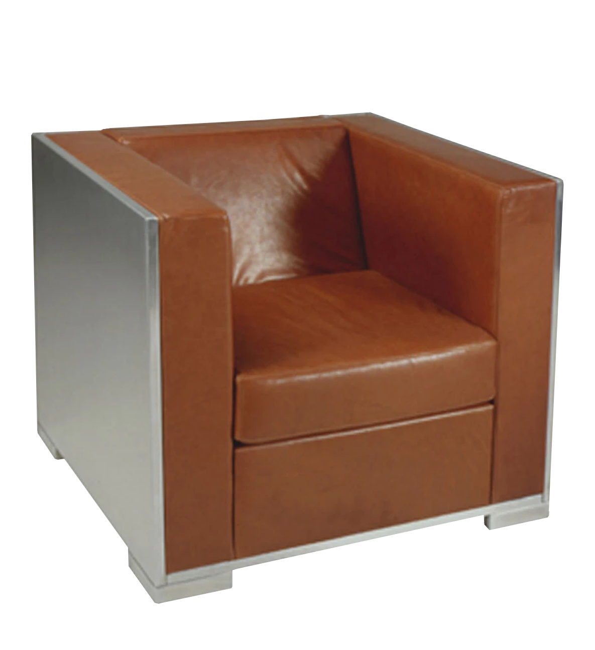 glossy chair | brown