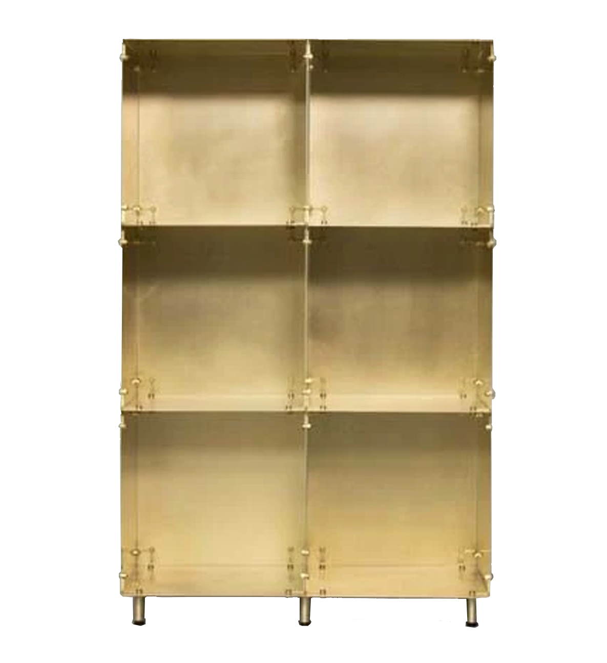 modular cabinet | brass