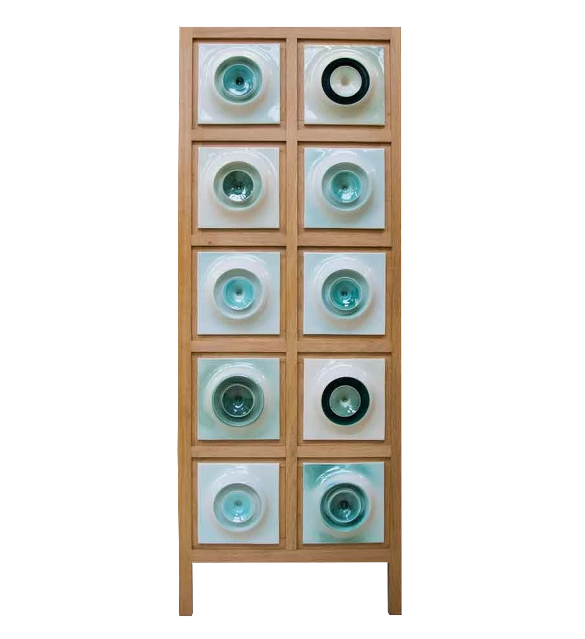 tiled cabinet in oak | no. 1