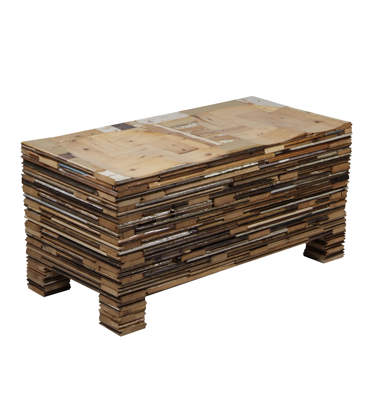 waste stacked double stool
