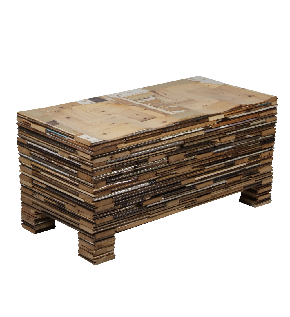 waste stacked double stool