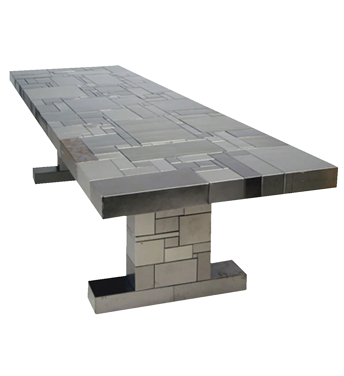 waste table in steel