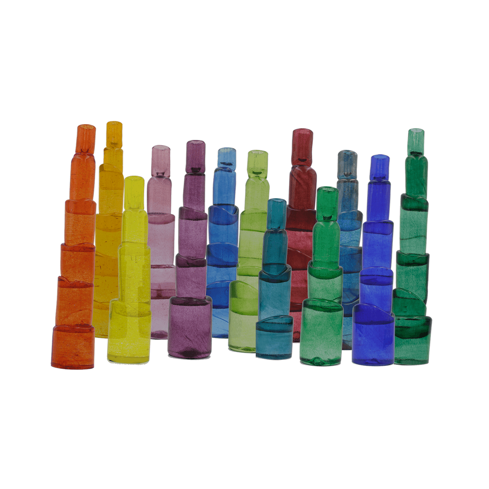 stacked candle holder